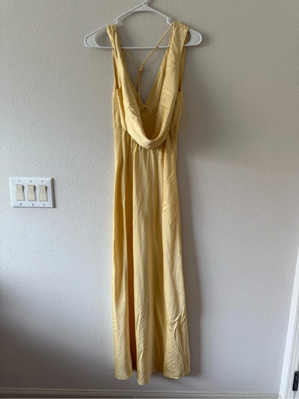 Abercrombie & Fitch Yellow Maxi Dress